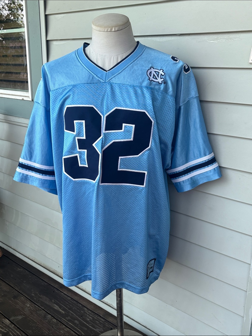 Men's UNC Blue Football Jersey - #32. By Colosseum. XL.